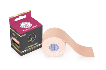 Taśma kinezjologiczna Energy Premium - nylonowa w kolorze beżowym