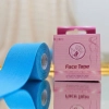 Niebieskie plastry na twarz Face Tape - taping limfatyczny na obrzęki pod oczami i opuchliznę poranną