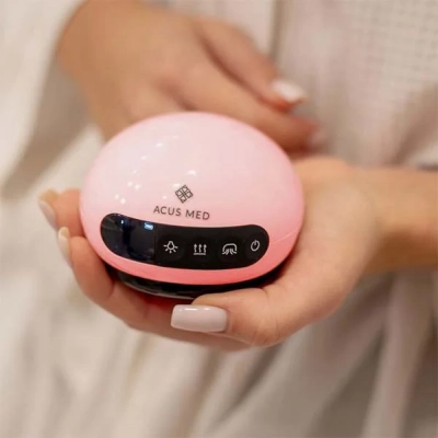 Acus Med Elektryczna bańka chińska do masażu antycellulitowego uCute | Różowa