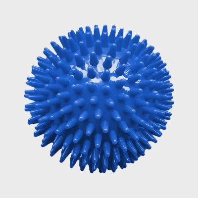 Piłeczka sensoryczna Spiky Ball Line Sport 10 cm - Niebieska