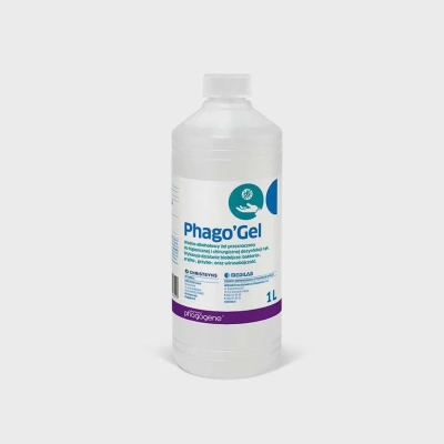 Phago’Gel Medilab – żel do higienicznej i chirurgicznej dezynfekcji rąk 1 L - opakowanie