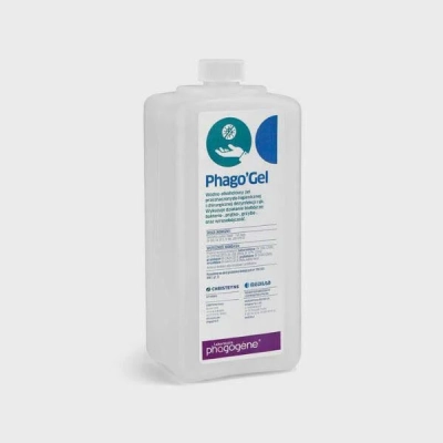 Phago’Gel Medilab – żel do higienicznej i chirurgicznej dezynfekcji rąk 500 ml - opakowanie