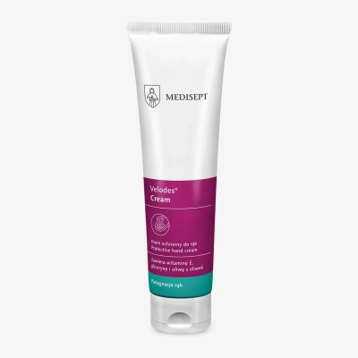 Velodes Cream Medisept – krem ochronny do rąk 100 ml - opakowanie