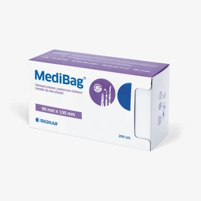 Torebki do sterylizacji Medibag Medilab 200 szt. - opakowanie