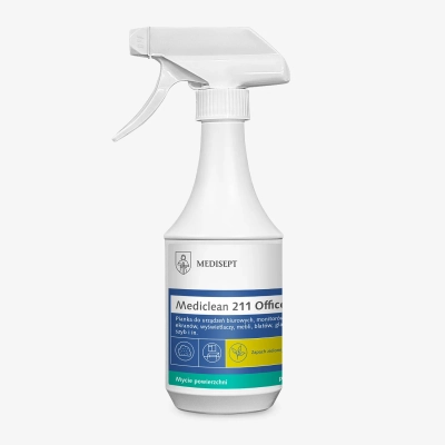 Mediclean 211 Office Medisept – pianka do mycia powierzchni biurowych 500ml - opakowanie