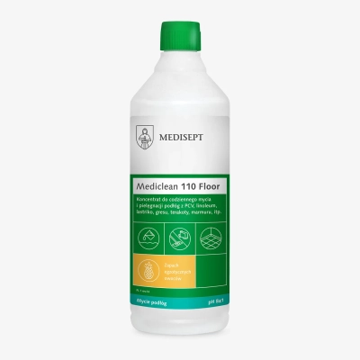 Mediclean MC 110 Floor Medisept – koncentrat do mycia i pielęgnacji podłóg 1L - owoce egzotyczne