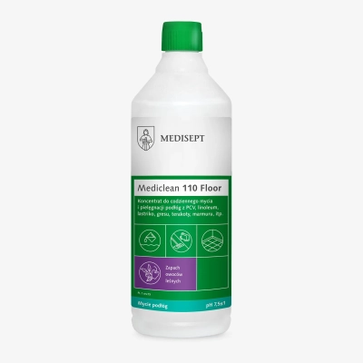 Mediclean MC 110 Floor Medisept – koncentrat do mycia i pielęgnacji podłóg 1L - owoce lesne