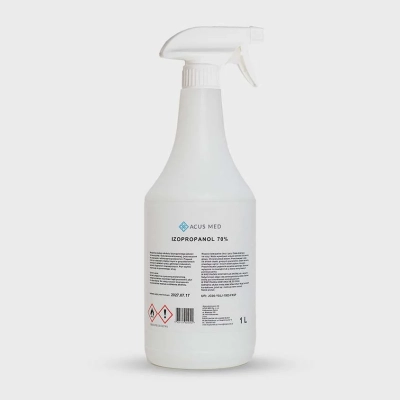Izopropanol IPA 70% | Alkohol izopropylowy z atomizerem Acus Med 1L - opakowanie