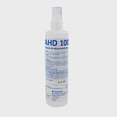 AHD 1000 z atomizerem Medilab – płyn do dezynfekcji rąk 250 ml - opakowanie